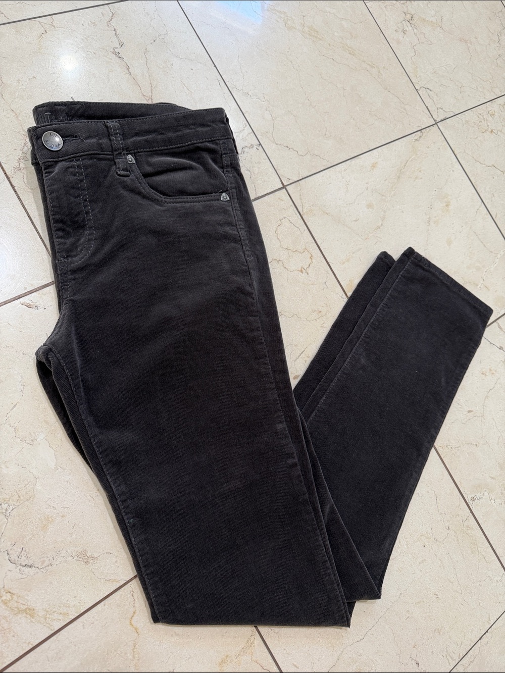 Kut from the Kloth Charcoal Corduroy Pants